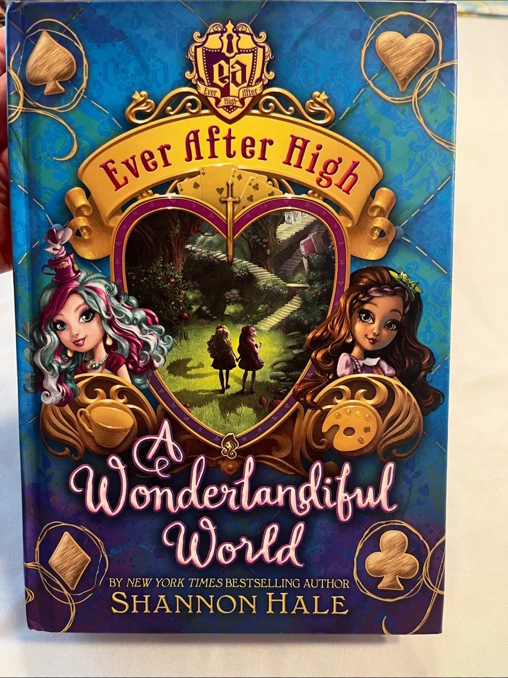 Ever After High A Wonderlandiful World Hardcover Book - Blue‎